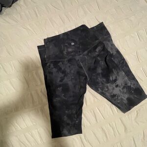 lululemon Align High-Rise 28” Pants (Color: Heritage 365 Camo Deep Coal Multi)